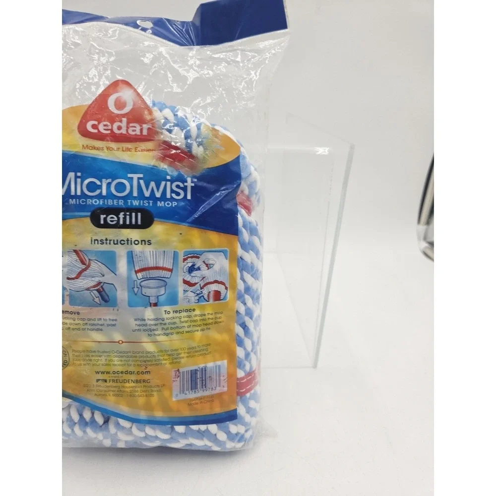 New O-Cedar MicroTwist Microfiber Mop Refill Replacement Head